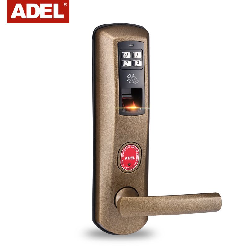 ADEL爱迪尔US3-7智能指纹锁小区家用木门防盗门锁密码锁感应锁