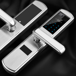 纽士盾 指纹锁密码锁防盗门锁智能锁家用不锈钢电子锁指纹密码锁