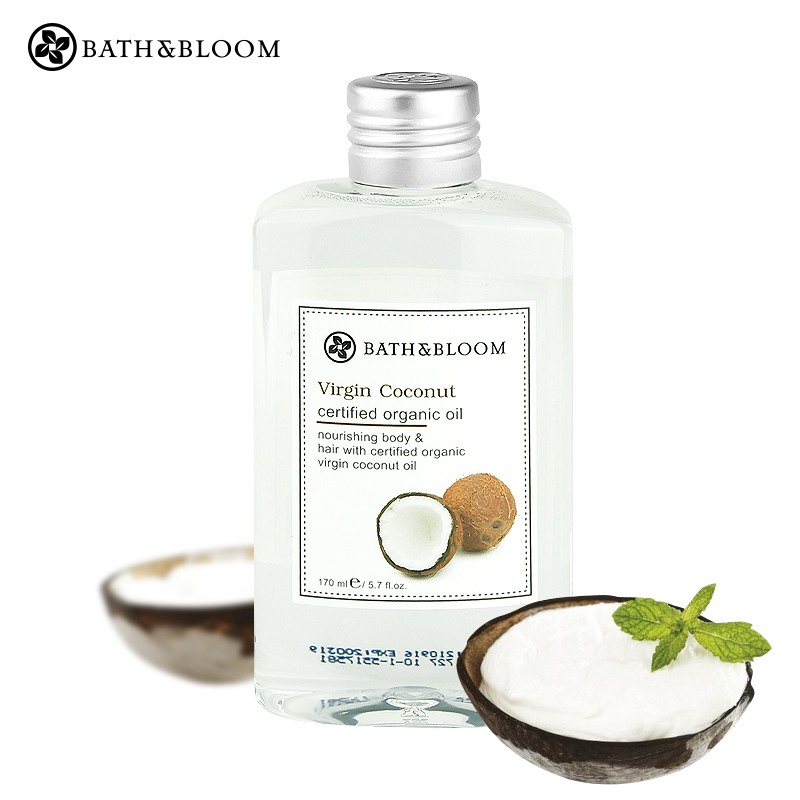 #孕妇推荐#泰国Bath&Bloom纯椰子按摩精油全身紧致去纹保湿椰子油