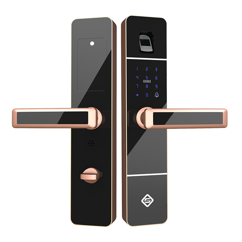 青松沃德 指纹锁家用防盗门锁智能密码刷卡感应家用电子门锁