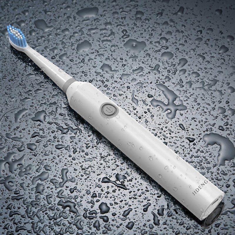 吉登电动牙刷成人家用非充电式声波自动软毛牙刷防水电池情侣牙刷