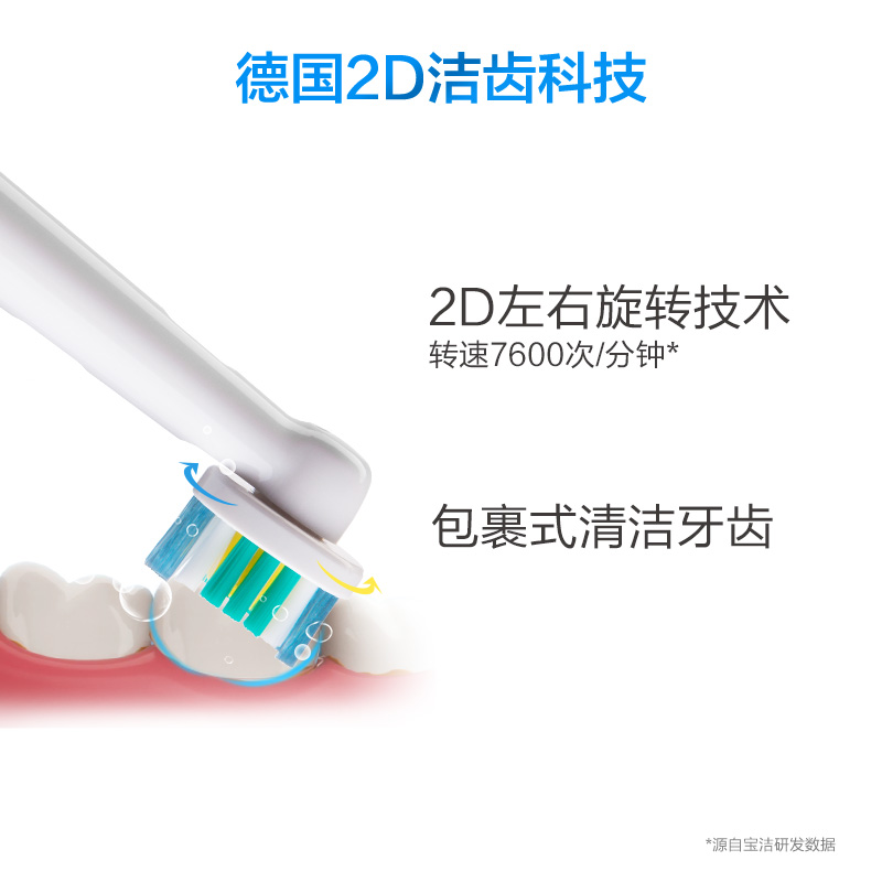 OralB/欧乐B电动牙刷D12清亮型 10支装