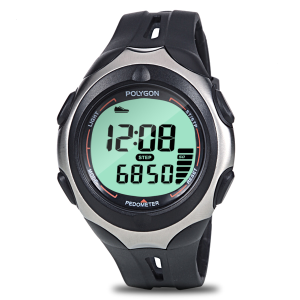 Polygon3D電子計步器手表手環 學生中老年人健身走路跑步運動手表