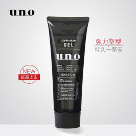 UNO/吾诺 强力定型啫喱180g男士发胶持久定型