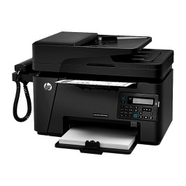 惠普M128fp黑白激光打印传真机一体机复印扫描电话网络办公