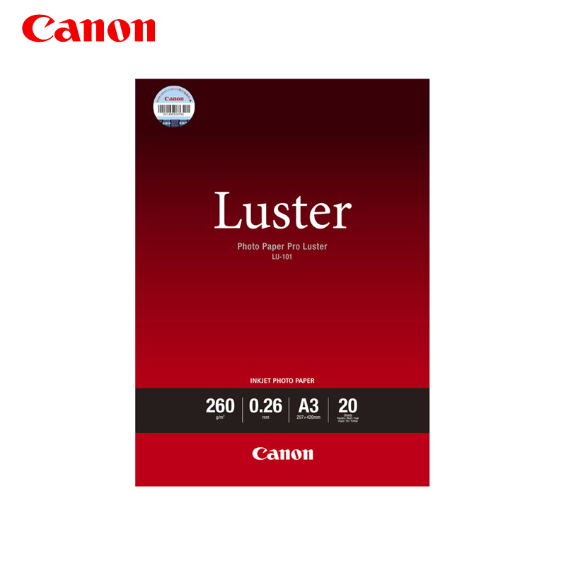 佳能/Canon 專業絨面照片紙 LU-101 A4/A3/A3+/A2證件照/生活照/照片墻/小報打印