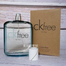 CK/卡文克莱FREE自由男士淡香水100ML 简装
