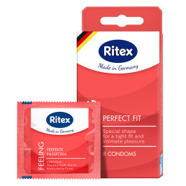 Ritex悅德仕避孕套女戴情趣高潮超薄安全套抽插男用持久超悅8只裝